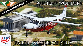 The 7 Wonders of the Ancient World  Part 1 Statue of Zeus  Blacksquare Grand Caravan 🛩️ [upl. by Hiamerej]