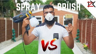 How To Paint Fence Panels  SPRAY VS BRUSH  Wagner Universal W570 Flexio Sprayer Review [upl. by Cohen117]