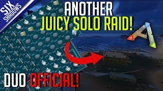 ANOTHER JUICY SOLO RAID  Duo Official PvP  Ep 13  Ark Survival Evolved [upl. by Aihsetan]