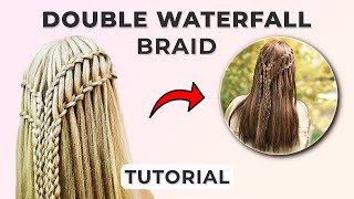 MASTER The Double Waterfall Braid  Full Guide amp StepbyStep Tutorial [upl. by Asirram247]