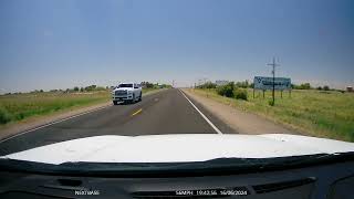 Entering Roswell from the East on US380 Emergency Stop at the Welcome to Roswell Sign 😀 Dashcam [upl. by Aisyla]