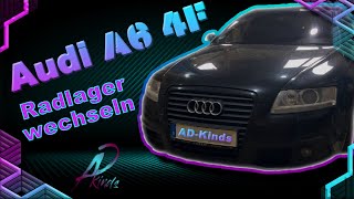 Audi A6C6 4FRadlager wechseln 30 Tfsi [upl. by Urina355]