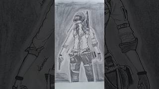 Bgmi game sketch drawingbgmi bgmidrawingbgmisketchbgmishortsart shortvideo [upl. by Gnahc]