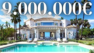 TOURING Brand quotNEWquot 9000000€ Mega VILLA in Marbella Epic views design architecture and more [upl. by Yvi]