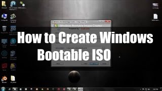 How to make Windows Bootable ISOImage for 87vista amp XP using WBICreator [upl. by Burra547]