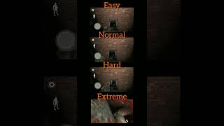 easy mode vs normal mode vs hard mode vs extreme mode in granny 3 [upl. by Herculie758]