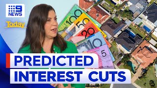 Economists predicting interest rates cut in 2024  9 News Australia [upl. by Aihcropal]