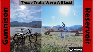 Who knew the Gunnison Reservoir Trails were so fun  Mountain Biking Manti Utah [upl. by Aitnohs]