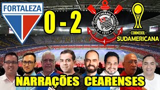 Narrações Cearenses l Fortaleza 0 x 2 Corinthians l Copa SulAmericana 2024 [upl. by Durstin]