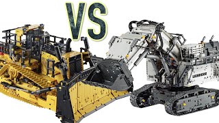 5 Ways the LEGO Technic Cat D11 is better than the Liebherr R9800 [upl. by Dor]