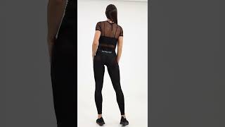 Workout Leggings Activewear Ladies Running Gym Clothes Top Tightsgymapparelfitnessweargymclothes [upl. by Shien941]