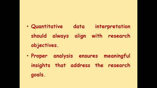 Quantitative Data Interpretation Educational Research [upl. by Thorsten]