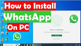 How to Install WhatsApp in PC and Laptop [upl. by Stamata261]