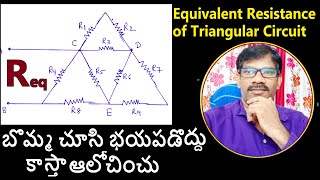 Equivalent Resistance of triangular Circuit  Network TheoryBEEE  Journey with Joga Rao [upl. by Horst446]