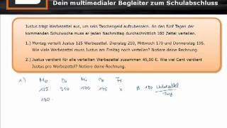 Zentrale Abschlussprüfung Mathe ZP 10 NRW Hauptschule 2009 11a [upl. by Pussej]