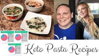 Week 42 KETO Results  PASTA Miracle Noodle Recipes [upl. by Ellehcar747]