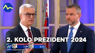 Prezident 2024 Predvolebná diskusia 2 kolo  Pellegrini vs Korčok [upl. by Jeffcott]