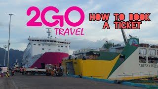 How to Book a Ticket via 2go application  Cheap way to go to Palawan [upl. by Alix]