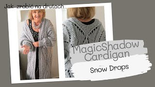 Jak zrobić na drutach MagicShadowCardigan [upl. by Schumer]