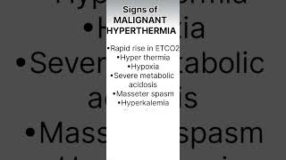 anaesthesiaMalignant hyperthermiaanaesthesiacoach [upl. by Gowrie]