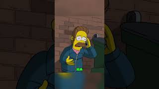 homer saves the money instead of flanders thesimpsons animatedshorts simpsons [upl. by Caughey175]