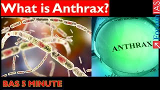 What is Anthrax  Zoonotic Disease  Forum IAS  BAS 5 MINUTE [upl. by Nnayar]