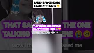 Salish Matter broke Nidal Wonders heart by saying this😭🥺 nalish shorts trending video tiktok [upl. by Llebanna58]