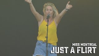 Miss Montreal  Just A Flirt Live op Concert at SEA 2018 [upl. by Binny]