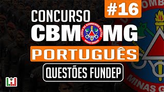 Concurso Bombeiros MG CFO  Português Redação 16  Fundep [upl. by Fisch32]