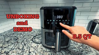 Lets unbox and use this 85qt air fryer from Kitchen Elite  what do I like about this airfryer [upl. by Yahsram]