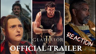 Gladiator II Official Trailer Reaction [upl. by Bessie109]