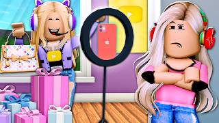 My SPOILED Sister Became A FAMOUS YOUTUBER Roblox [upl. by Rothwell]