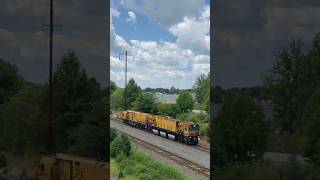 Loram Rail Grinder on the NS Morrisville line [upl. by Rehteh]