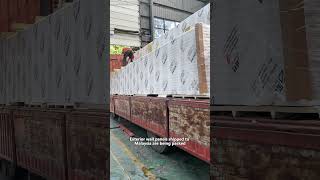 Fireproof Sandwich Panels are shipped to Malaysia and we support shipping to all over the world [upl. by Torr207]