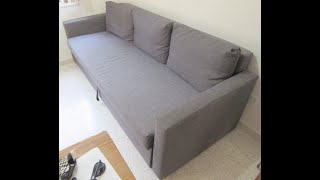 Three seat sofa bed IKEA FRIHETEN FREEDOM How To Assemble friheten ikea [upl. by Akayas]