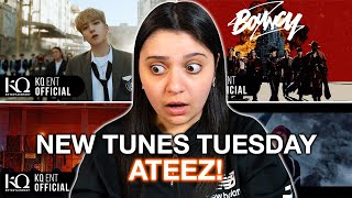 DISCOVERING ATEEZ  The Real HALAZIA BOUNCY Crazy Form MVs  REACTION [upl. by Anahpos]