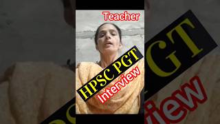 Hpsc pgt Interview tips and tricks  Haryana teacher interview questions [upl. by Eniretak]