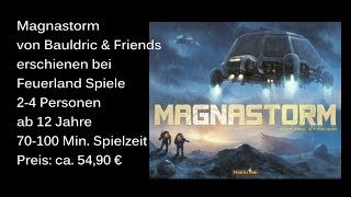 Magnastorm von Feuerland Spiele Review inkl Let´Play  Die Brettspieltester [upl. by Xuaegram]