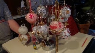 HOW TO MAKE HEIRLOOM CHRISTMAS ORNAMENTS WITH JEWELRY [upl. by Brindle]