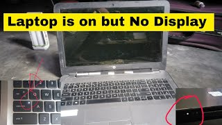 NO display Laptop is on but Display is Blank only black Caps lock light blinking Indicator on [upl. by Eeniffar887]