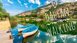 4K Walking Tour trough Downtown Dalyan  Muğla  City Walks with relaxing music [upl. by Geilich]