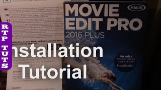 Magix Movie Edit Pro 2016 Plus Installation Tutorial [upl. by Sayres]