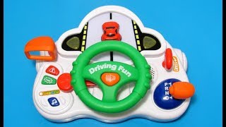 Музыкальный Детский Руль Baby Steer Driving Fun Обзор Игрушки Musical Steering Wheel Review Toy [upl. by Danni947]