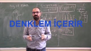 Fizik 2 Ders 14 Manyetik Kuvvet DENKLEM İÇERİR [upl. by Oberheim]