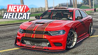 GTA 5 Online  NEW Bravado Buffalo STX CUSTOMIZATION Dodge Charger Hellcat [upl. by Sarid541]