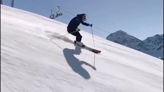 Skiing in Kuhtai Austria 🇦🇹 ⛷ with Pistenkanone [upl. by Ernesto]