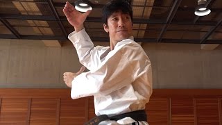 Karate VS Samurai Staff How to fight 【Tatsuya Naka JKA】 [upl. by Rettke]