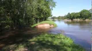 Hochwasser  Deichbruch an der Schwarzen Elster [upl. by Kraul]