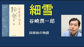 「細雪」谷崎潤一郎 関西の四姉妹の物語。quotThe Makioka Sistersquot Junichiro Tanizaki [upl. by Ohs860]