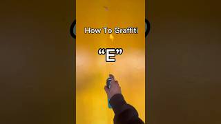 How to Graffiti Letter “E” 👈 graffiti [upl. by Eillac]